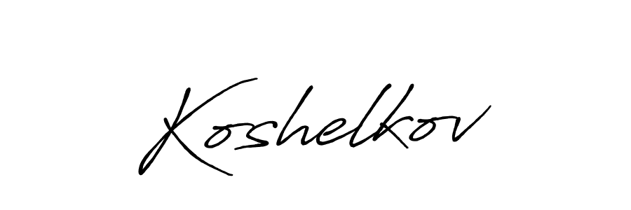 Antro_Vectra_Bolder is a professional signature style that is perfect for those who want to add a touch of class to their signature. It is also a great choice for those who want to make their signature more unique. Get Koshelkov name to fancy signature for free. Koshelkov signature style 7 images and pictures png