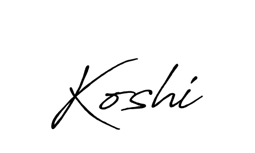 Once you've used our free online signature maker to create your best signature Antro_Vectra_Bolder style, it's time to enjoy all of the benefits that Koshi name signing documents. Koshi signature style 7 images and pictures png