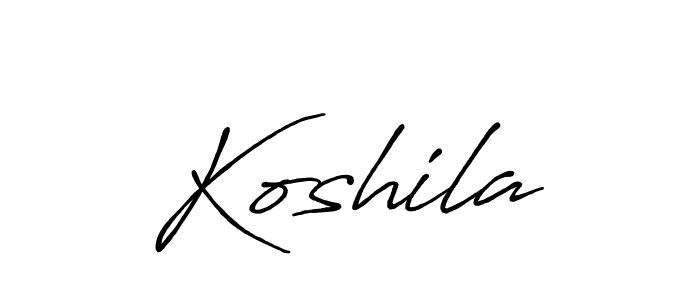 The best way (Antro_Vectra_Bolder) to make a short signature is to pick only two or three words in your name. The name Koshila include a total of six letters. For converting this name. Koshila signature style 7 images and pictures png