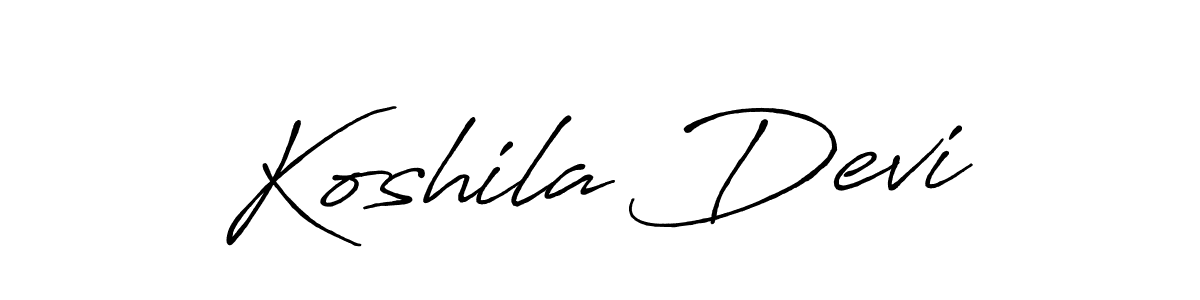 Also we have Koshila Devi name is the best signature style. Create professional handwritten signature collection using Antro_Vectra_Bolder autograph style. Koshila Devi signature style 7 images and pictures png