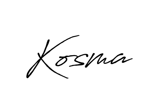 Best and Professional Signature Style for Kosma. Antro_Vectra_Bolder Best Signature Style Collection. Kosma signature style 7 images and pictures png