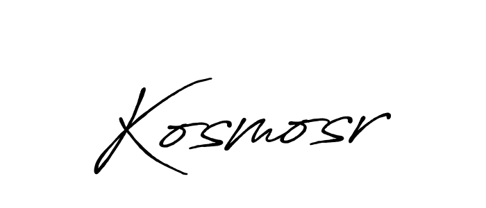 How to make Kosmosr name signature. Use Antro_Vectra_Bolder style for creating short signs online. This is the latest handwritten sign. Kosmosr signature style 7 images and pictures png