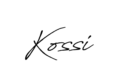 It looks lik you need a new signature style for name Kossi. Design unique handwritten (Antro_Vectra_Bolder) signature with our free signature maker in just a few clicks. Kossi signature style 7 images and pictures png