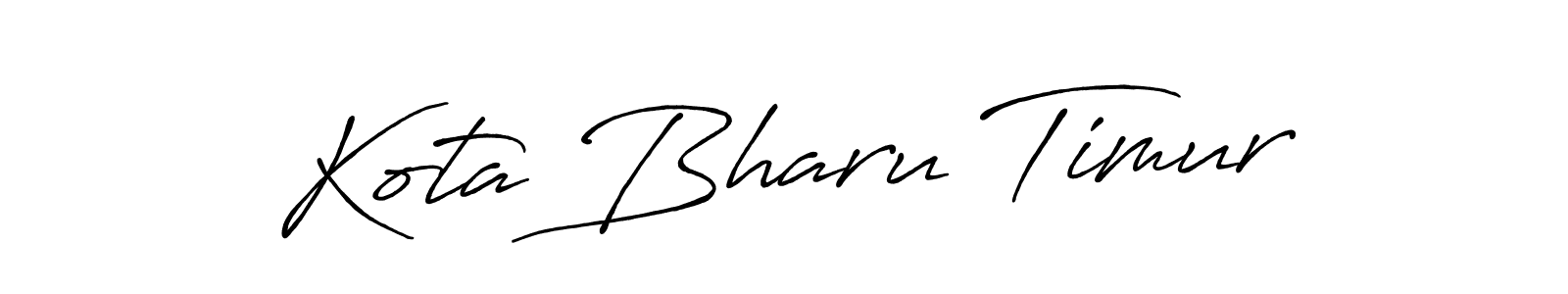 Make a short Kota Bharu Timur signature style. Manage your documents anywhere anytime using Antro_Vectra_Bolder. Create and add eSignatures, submit forms, share and send files easily. Kota Bharu Timur signature style 7 images and pictures png