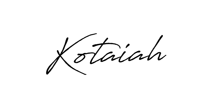 Kotaiah stylish signature style. Best Handwritten Sign (Antro_Vectra_Bolder) for my name. Handwritten Signature Collection Ideas for my name Kotaiah. Kotaiah signature style 7 images and pictures png