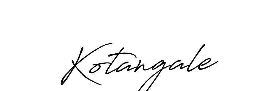 It looks lik you need a new signature style for name Kotangale. Design unique handwritten (Antro_Vectra_Bolder) signature with our free signature maker in just a few clicks. Kotangale signature style 7 images and pictures png