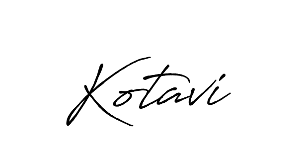 How to make Kotavi signature? Antro_Vectra_Bolder is a professional autograph style. Create handwritten signature for Kotavi name. Kotavi signature style 7 images and pictures png