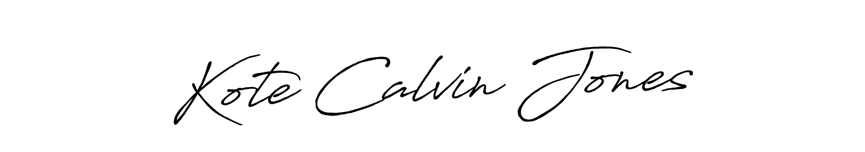 Also You can easily find your signature by using the search form. We will create Kote Calvin Jones name handwritten signature images for you free of cost using Antro_Vectra_Bolder sign style. Kote Calvin Jones signature style 7 images and pictures png