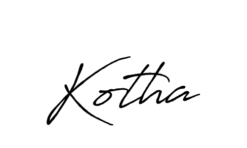 It looks lik you need a new signature style for name Kotha. Design unique handwritten (Antro_Vectra_Bolder) signature with our free signature maker in just a few clicks. Kotha signature style 7 images and pictures png