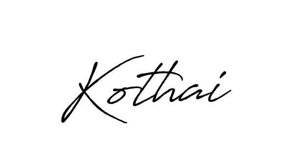 How to make Kothai name signature. Use Antro_Vectra_Bolder style for creating short signs online. This is the latest handwritten sign. Kothai signature style 7 images and pictures png