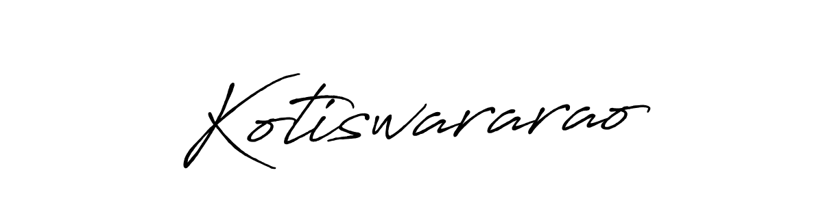 You should practise on your own different ways (Antro_Vectra_Bolder) to write your name (Kotiswararao) in signature. don't let someone else do it for you. Kotiswararao signature style 7 images and pictures png