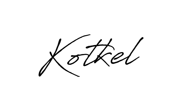 Create a beautiful signature design for name Kotkel. With this signature (Antro_Vectra_Bolder) fonts, you can make a handwritten signature for free. Kotkel signature style 7 images and pictures png