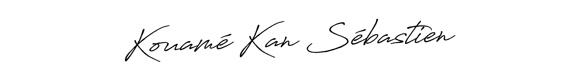 Make a beautiful signature design for name Kouamé Kan Sébastien. Use this online signature maker to create a handwritten signature for free. Kouamé Kan Sébastien signature style 7 images and pictures png