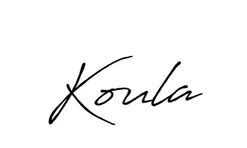 Similarly Antro_Vectra_Bolder is the best handwritten signature design. Signature creator online .You can use it as an online autograph creator for name Koula. Koula signature style 7 images and pictures png