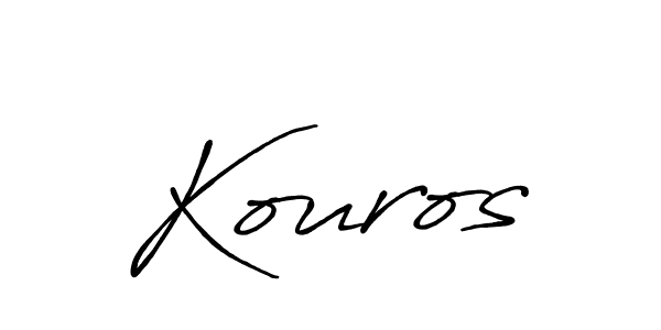 Make a beautiful signature design for name Kouros. With this signature (Antro_Vectra_Bolder) style, you can create a handwritten signature for free. Kouros signature style 7 images and pictures png