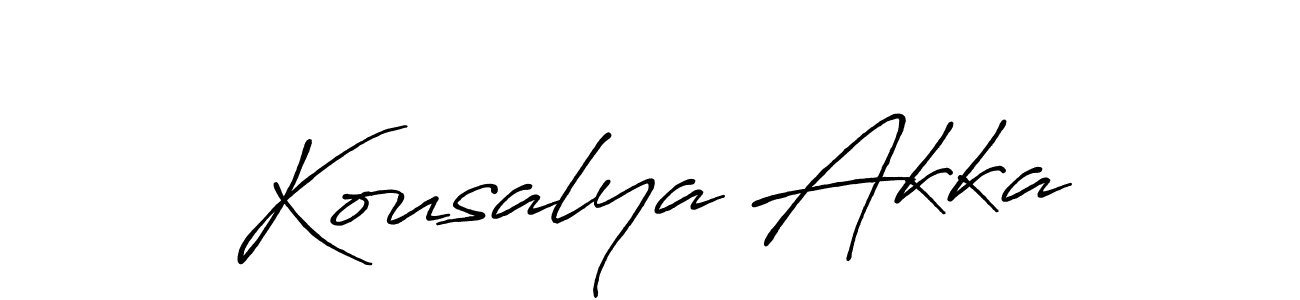 Once you've used our free online signature maker to create your best signature Antro_Vectra_Bolder style, it's time to enjoy all of the benefits that Kousalya Akka name signing documents. Kousalya Akka signature style 7 images and pictures png