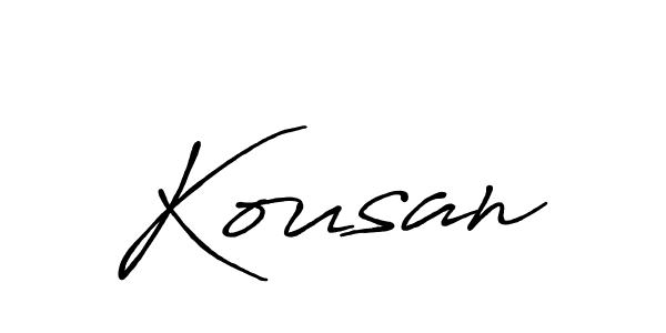 Best and Professional Signature Style for Kousan. Antro_Vectra_Bolder Best Signature Style Collection. Kousan signature style 7 images and pictures png