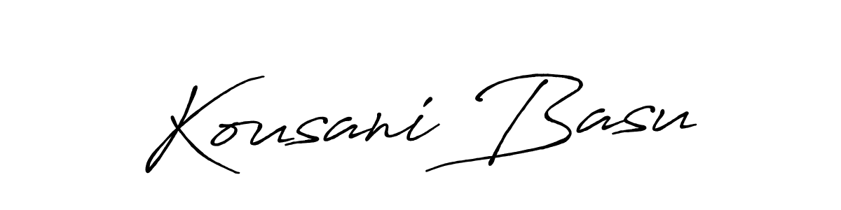 Also You can easily find your signature by using the search form. We will create Kousani Basu name handwritten signature images for you free of cost using Antro_Vectra_Bolder sign style. Kousani Basu signature style 7 images and pictures png