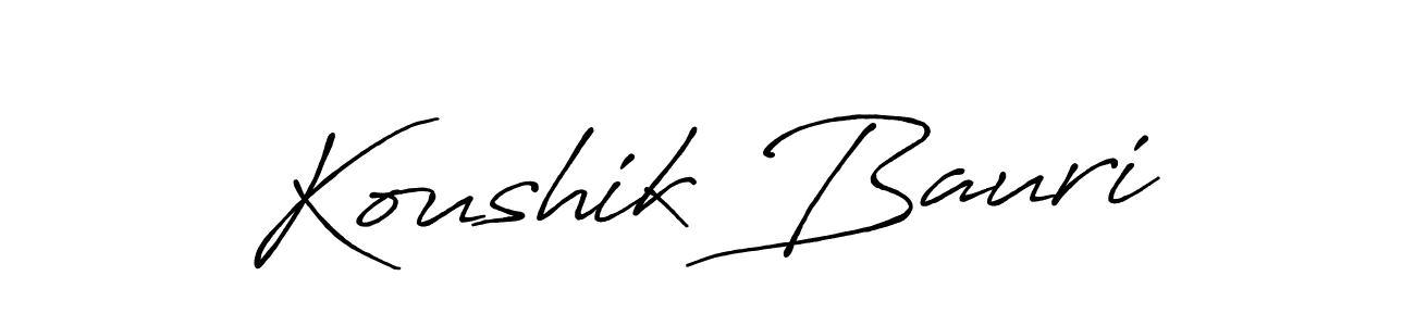 Also You can easily find your signature by using the search form. We will create Koushik Bauri name handwritten signature images for you free of cost using Antro_Vectra_Bolder sign style. Koushik Bauri signature style 7 images and pictures png