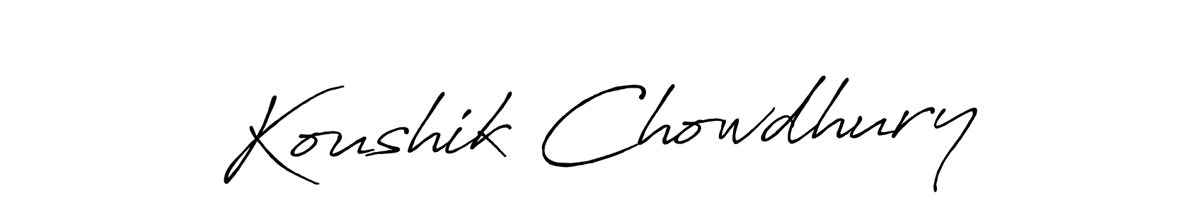 You can use this online signature creator to create a handwritten signature for the name Koushik Chowdhury. This is the best online autograph maker. Koushik Chowdhury signature style 7 images and pictures png