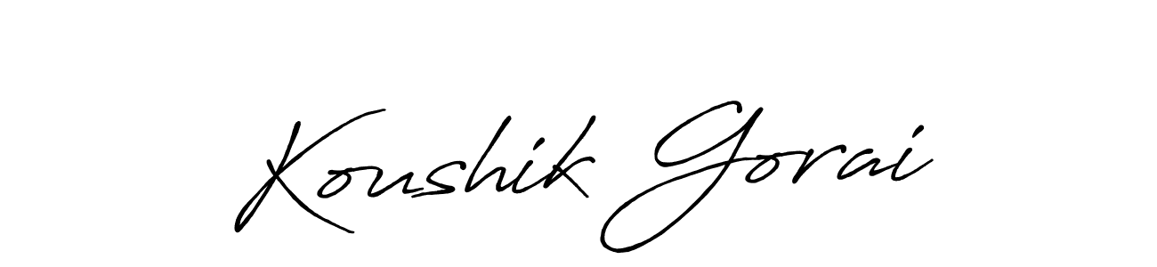 Antro_Vectra_Bolder is a professional signature style that is perfect for those who want to add a touch of class to their signature. It is also a great choice for those who want to make their signature more unique. Get Koushik Gorai name to fancy signature for free. Koushik Gorai signature style 7 images and pictures png