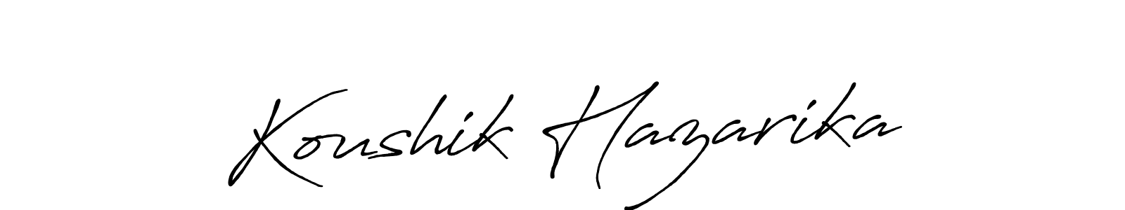 Also You can easily find your signature by using the search form. We will create Koushik Hazarika name handwritten signature images for you free of cost using Antro_Vectra_Bolder sign style. Koushik Hazarika signature style 7 images and pictures png
