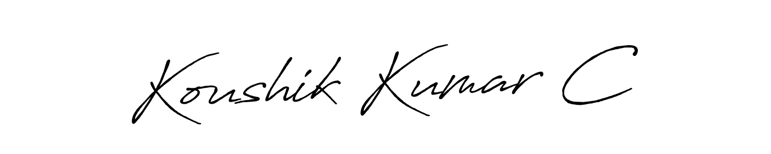 You can use this online signature creator to create a handwritten signature for the name Koushik Kumar C. This is the best online autograph maker. Koushik Kumar C signature style 7 images and pictures png