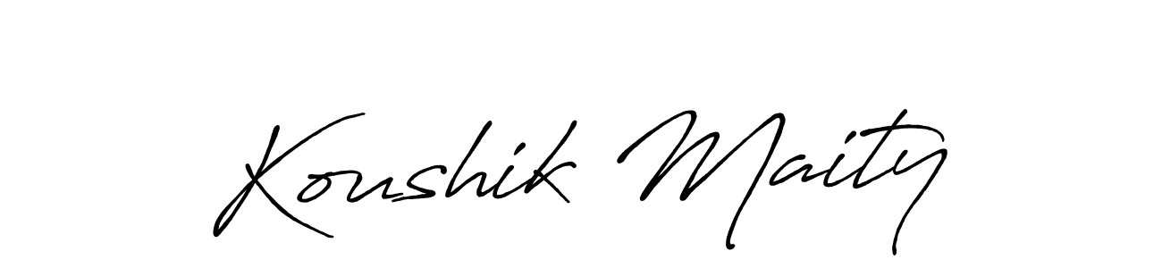 Once you've used our free online signature maker to create your best signature Antro_Vectra_Bolder style, it's time to enjoy all of the benefits that Koushik Maity name signing documents. Koushik Maity signature style 7 images and pictures png