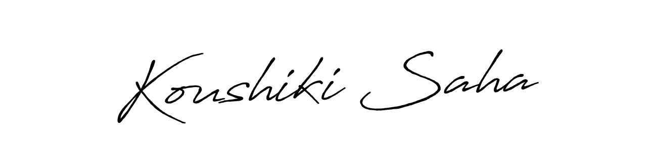 Make a short Koushiki Saha signature style. Manage your documents anywhere anytime using Antro_Vectra_Bolder. Create and add eSignatures, submit forms, share and send files easily. Koushiki Saha signature style 7 images and pictures png