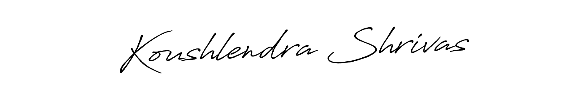 How to make Koushlendra Shrivas signature? Antro_Vectra_Bolder is a professional autograph style. Create handwritten signature for Koushlendra Shrivas name. Koushlendra Shrivas signature style 7 images and pictures png