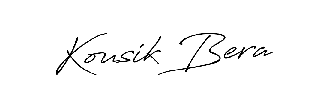 You can use this online signature creator to create a handwritten signature for the name Kousik Bera. This is the best online autograph maker. Kousik Bera signature style 7 images and pictures png