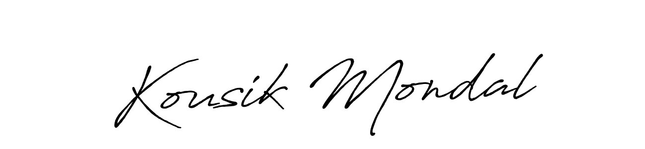 The best way (Antro_Vectra_Bolder) to make a short signature is to pick only two or three words in your name. The name Kousik Mondal include a total of six letters. For converting this name. Kousik Mondal signature style 7 images and pictures png