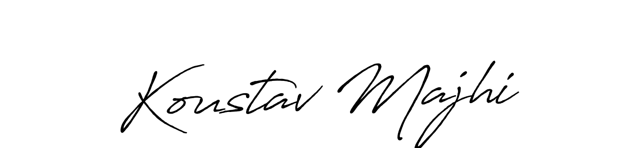 You should practise on your own different ways (Antro_Vectra_Bolder) to write your name (Koustav Majhi) in signature. don't let someone else do it for you. Koustav Majhi signature style 7 images and pictures png