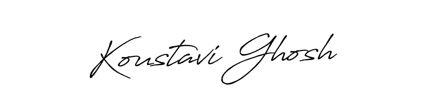 Use a signature maker to create a handwritten signature online. With this signature software, you can design (Antro_Vectra_Bolder) your own signature for name Koustavi Ghosh. Koustavi Ghosh signature style 7 images and pictures png