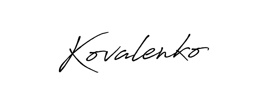 The best way (Antro_Vectra_Bolder) to make a short signature is to pick only two or three words in your name. The name Kovalenko include a total of six letters. For converting this name. Kovalenko signature style 7 images and pictures png