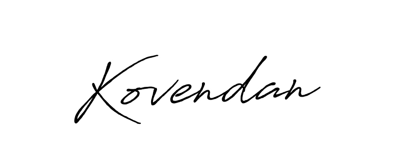 It looks lik you need a new signature style for name Kovendan. Design unique handwritten (Antro_Vectra_Bolder) signature with our free signature maker in just a few clicks. Kovendan signature style 7 images and pictures png