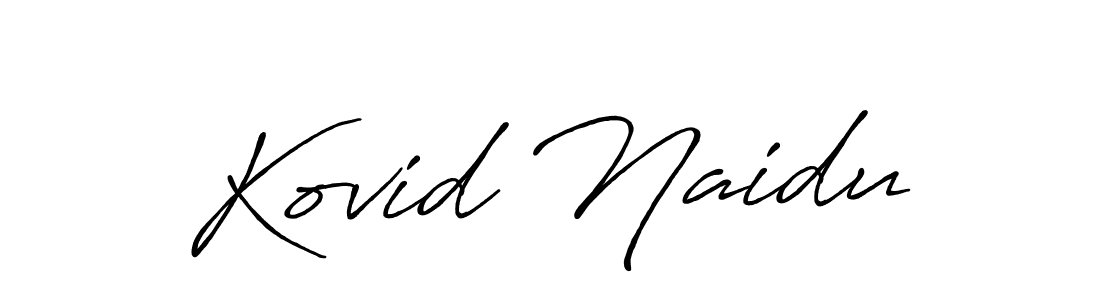 Once you've used our free online signature maker to create your best signature Antro_Vectra_Bolder style, it's time to enjoy all of the benefits that Kovid Naidu name signing documents. Kovid Naidu signature style 7 images and pictures png