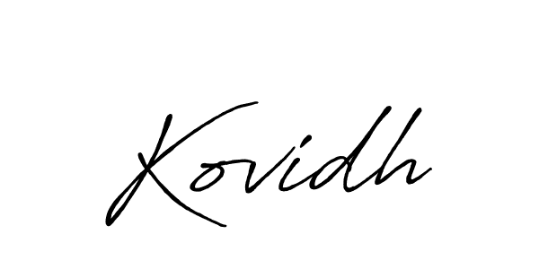 Also we have Kovidh name is the best signature style. Create professional handwritten signature collection using Antro_Vectra_Bolder autograph style. Kovidh signature style 7 images and pictures png