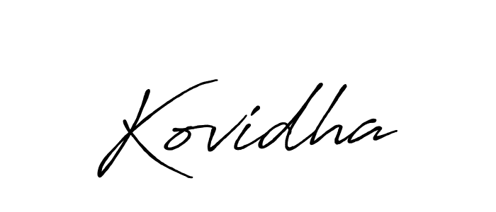 Once you've used our free online signature maker to create your best signature Antro_Vectra_Bolder style, it's time to enjoy all of the benefits that Kovidha name signing documents. Kovidha signature style 7 images and pictures png