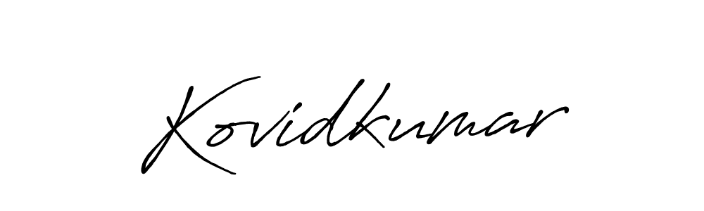 Make a short Kovidkumar signature style. Manage your documents anywhere anytime using Antro_Vectra_Bolder. Create and add eSignatures, submit forms, share and send files easily. Kovidkumar signature style 7 images and pictures png