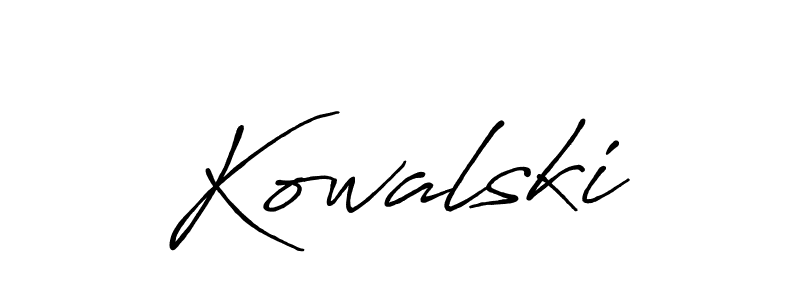 Similarly Antro_Vectra_Bolder is the best handwritten signature design. Signature creator online .You can use it as an online autograph creator for name Kowalski. Kowalski signature style 7 images and pictures png