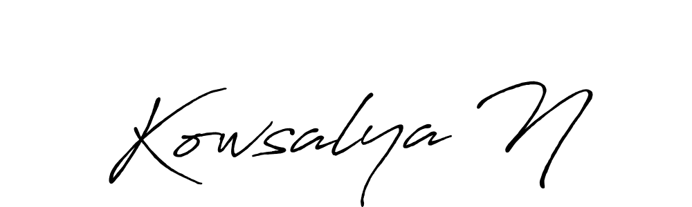 Once you've used our free online signature maker to create your best signature Antro_Vectra_Bolder style, it's time to enjoy all of the benefits that Kowsalya N name signing documents. Kowsalya N signature style 7 images and pictures png