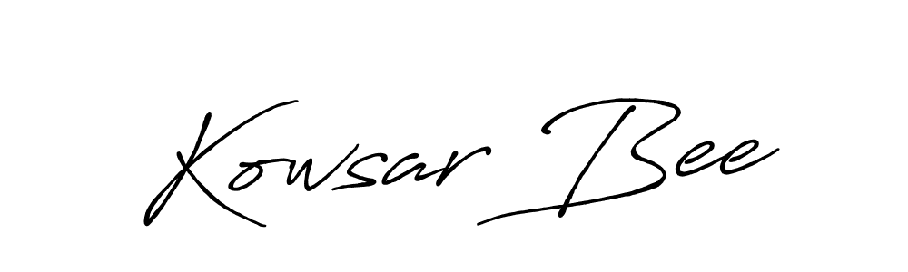 Also You can easily find your signature by using the search form. We will create Kowsar Bee name handwritten signature images for you free of cost using Antro_Vectra_Bolder sign style. Kowsar Bee signature style 7 images and pictures png