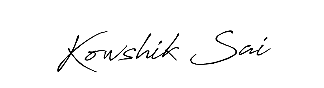 Once you've used our free online signature maker to create your best signature Antro_Vectra_Bolder style, it's time to enjoy all of the benefits that Kowshik Sai name signing documents. Kowshik Sai signature style 7 images and pictures png