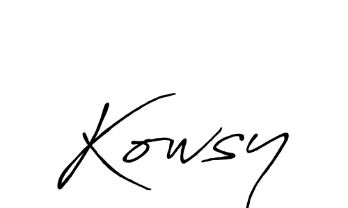 Once you've used our free online signature maker to create your best signature Antro_Vectra_Bolder style, it's time to enjoy all of the benefits that Kowsy name signing documents. Kowsy signature style 7 images and pictures png