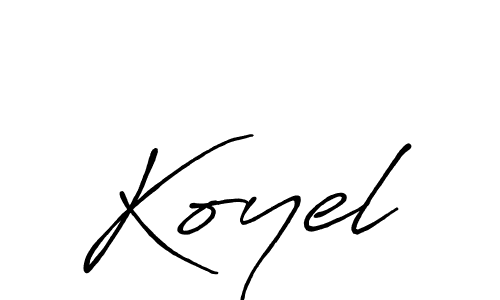 It looks lik you need a new signature style for name Koyel. Design unique handwritten (Antro_Vectra_Bolder) signature with our free signature maker in just a few clicks. Koyel signature style 7 images and pictures png