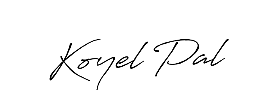 Create a beautiful signature design for name Koyel Pal. With this signature (Antro_Vectra_Bolder) fonts, you can make a handwritten signature for free. Koyel Pal signature style 7 images and pictures png