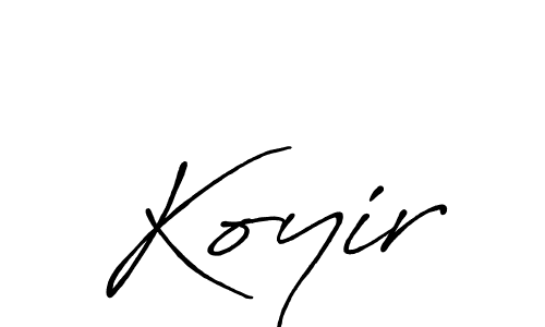 It looks lik you need a new signature style for name Koyir. Design unique handwritten (Antro_Vectra_Bolder) signature with our free signature maker in just a few clicks. Koyir signature style 7 images and pictures png