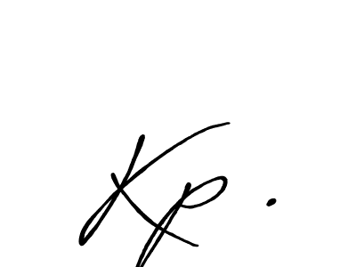 Use a signature maker to create a handwritten signature online. With this signature software, you can design (Antro_Vectra_Bolder) your own signature for name Kp .. Kp . signature style 7 images and pictures png