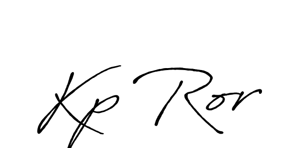 Kp Ror stylish signature style. Best Handwritten Sign (Antro_Vectra_Bolder) for my name. Handwritten Signature Collection Ideas for my name Kp Ror. Kp Ror signature style 7 images and pictures png
